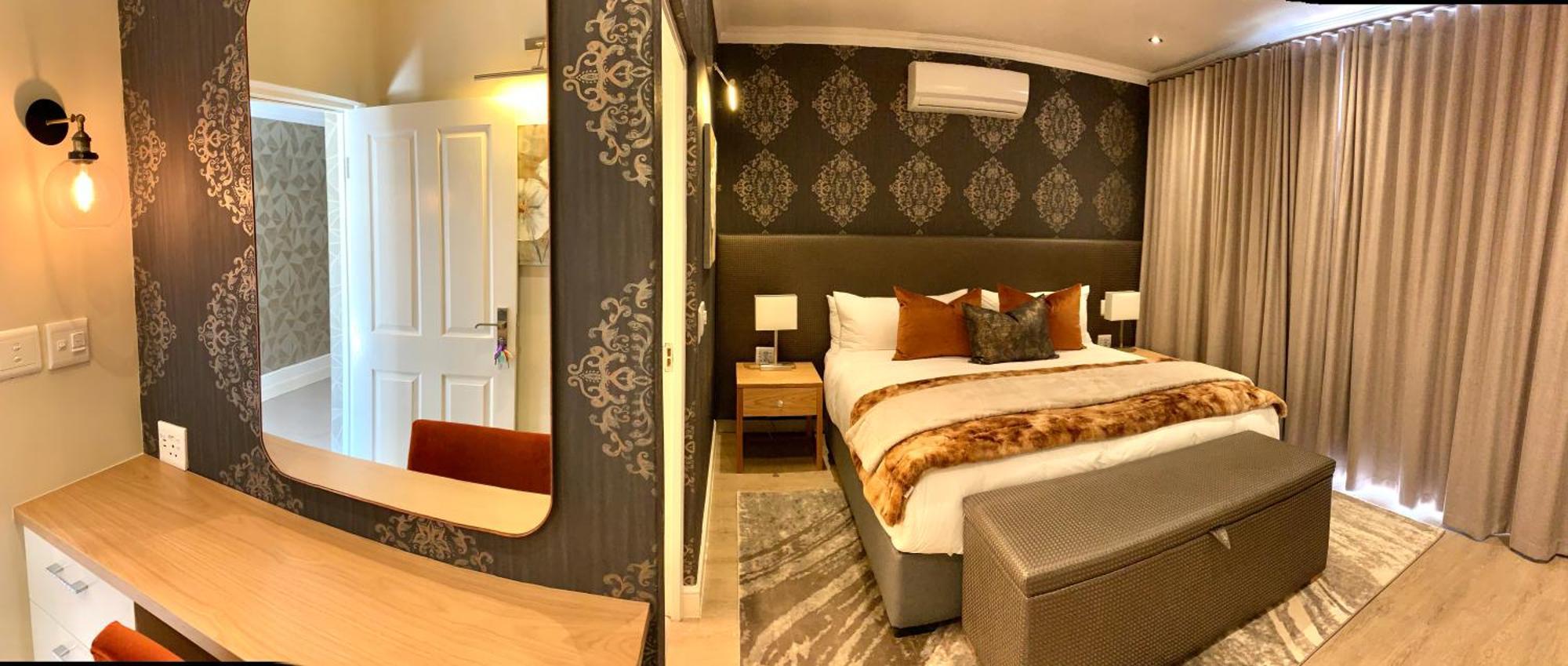 Alluvia Boutique Winery & Luxury Accommodation Stellenbosch Cameră foto A bedroom at the Cape Heritage